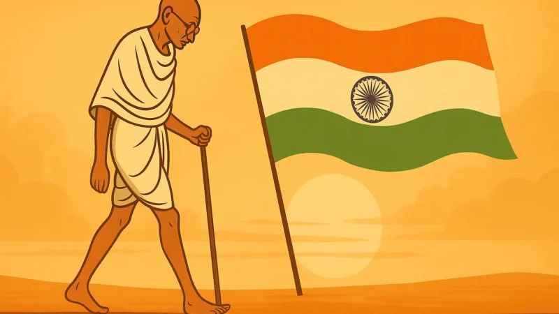 La biografía de Mahatma Gandhi y el arte de la resistencia pacífica