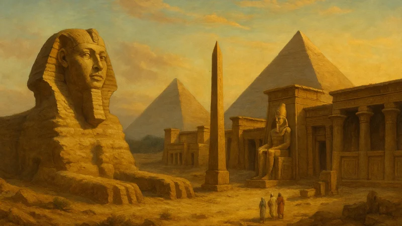 La historia del antiguo Egipto de faraones y dioses
