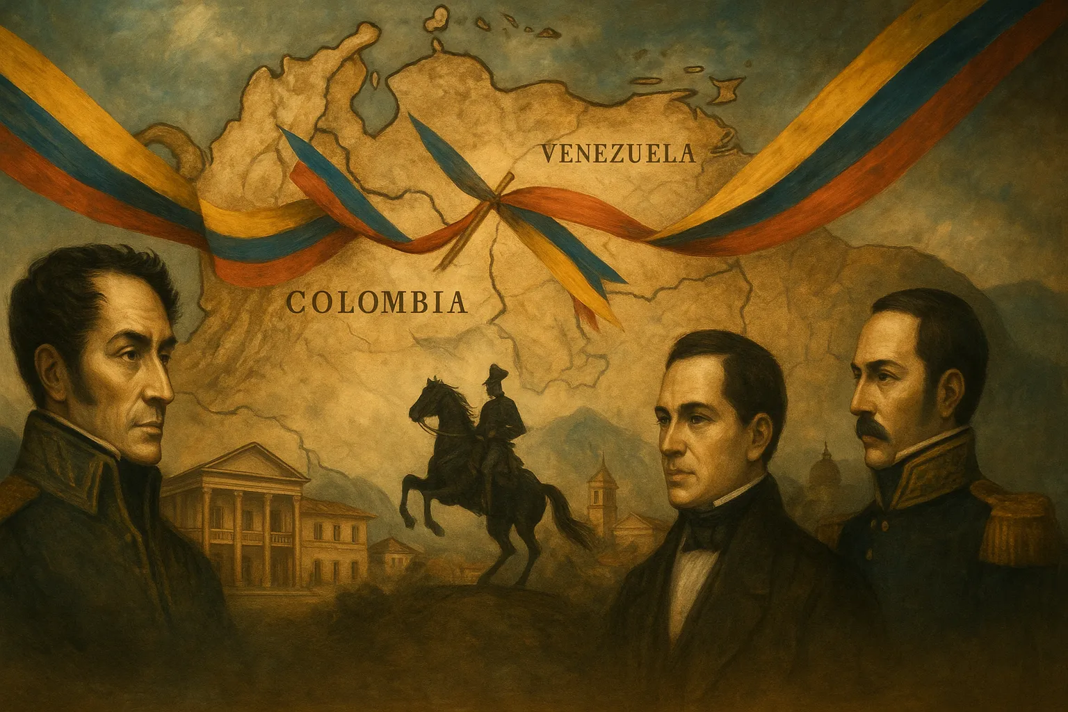 La historia de la Gran Colombia y su desintegración